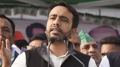 The political circle in the state was abuzz with speculation that the RLD chief Jayant Chaudhary was not very pleased with the seat-sharing arrangement (HT) The political circle in the state was abuzz with speculation that the RLD chief Jayant Chaudhary was not very pleased with the seat-sharing arrangement (HT)