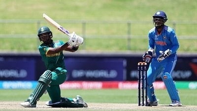 For South Africa, Richard Seletswane struck a fine half-century, chipping in with 64 off 100 balls to take the total to 244/7 (Getty) For South Africa, Richard Seletswane struck a fine half-century, chipping in with 64 off 100 balls to take the total to 244/7 (Getty)