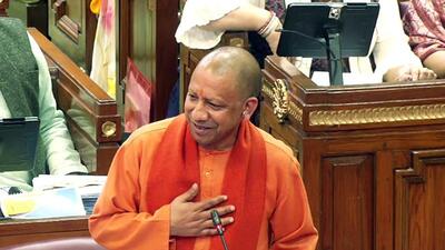 Uttar Pradesh chief minister Yogi Adityanath speaking in the state assembly on Wednesday. (ANI PHOTO) Uttar Pradesh chief minister Yogi Adityanath speaking in the state assembly on Wednesday. (ANI PHOTO)