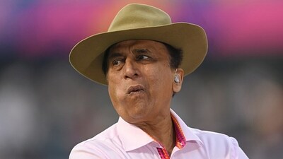Sunil Gavaskar with a straight bat as always (Getty)