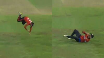 Markram's catch came as part of a double wicket maiden (SA20) Markram's catch came as part of a double wicket maiden (SA20)