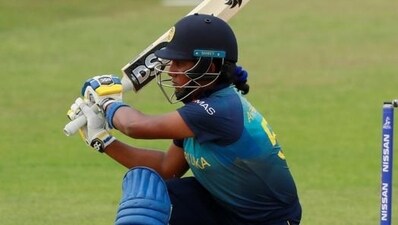 Sri Lanka's Chamari Athapaththu in action Sri Lanka's Chamari Athapaththu in action