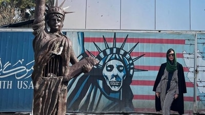 Whitney Wright visited the former U.S. Embassy in Tehran, which was abandoned after the 1979 hostage crisis Whitney Wright visited the former U.S. Embassy in Tehran, which was abandoned after the 1979 hostage crisis