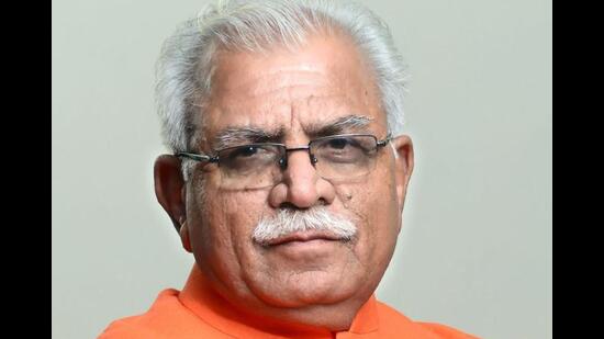 Haryana CM Manohar Lal Khattar, (HT File Photo)