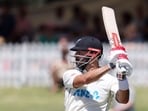 New Zealand's Daryl Mitchell bats during day two of the first cricket test match vs South Africa New Zealand's Daryl Mitchell bats during day two of the first cricket test match vs South Africa