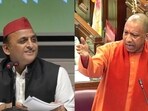 Samajwadi Party president Akhilesh Yadav and Uttar Pradesh chief minister Yogi Adityanath. Samajwadi Party president Akhilesh Yadav and Uttar Pradesh chief minister Yogi Adityanath.