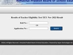 HPBOSE declares HP TET 2023 results on official website