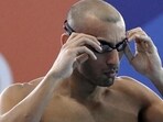 India's Virdhawal Vikram Khade prepares to swim