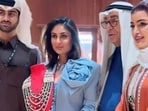 Kareena Kapoor at an exhibition in Doha, Qatar. Kareena Kapoor at an exhibition in Doha, Qatar.