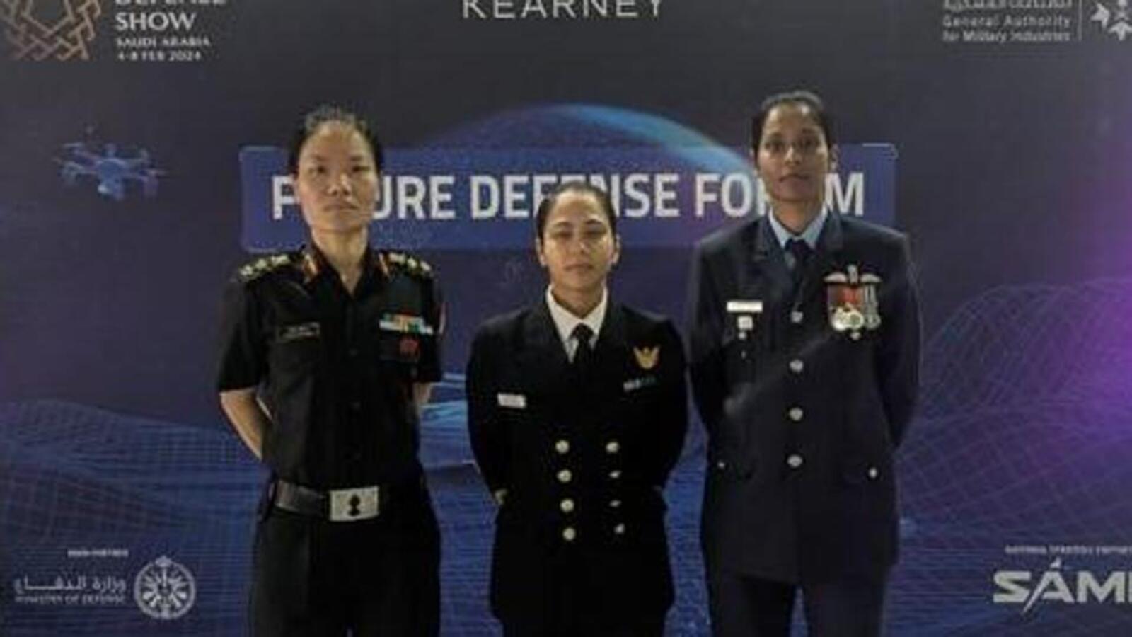 Defence ministry lauds women's participation in Saudi defence show | Latest News India - Vimarsana News