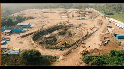 Apart from BKC, where the main station is, work is currently underway at Vikhroli, all entry points to the underground rail tunnel. Apart from BKC, where the main station is, work is currently underway at Vikhroli, all entry points to the underground rail tunnel.