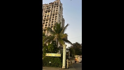 Around 15 police personnel were posted outside Sharma’s building, Everest Heights in Powai.