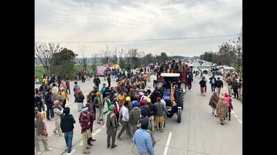 As per information, the FIR was registered on February 3, on the day of the protest itself, at the Dhanuala police station in Barnala district. (HT Photo)