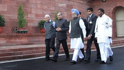 Former prime minister Manmohan Singh at Parliament House in 2011. (HT photo) Former prime minister Manmohan Singh at Parliament House in 2011. (HT photo)