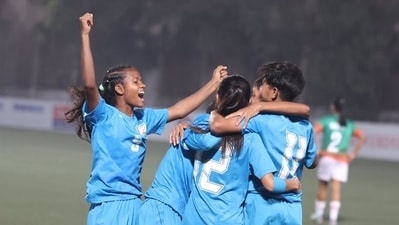 India were initially declared winners but then following a protest from Bangladesh, the match commissioner reversed the decision. (X @Indian Football ) India were initially declared winners but then following a protest from Bangladesh, the match commissioner reversed the decision. (X @Indian Football )