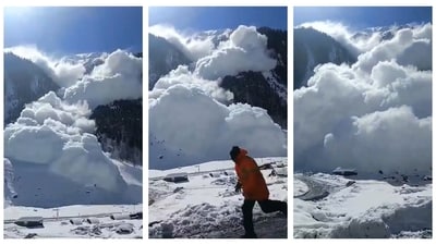 No loss of life has been reported in the avalanche so far. (X/shahshowkat07)