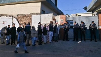 On Wednesday, at least 28 people were killed and more than 30 wounded by two bomb blasts outside the offices of candidates in southwestern Pakistan, in attacks claimed hours later by the Islamic State group. (AFP) On Wednesday, at least 28 people were killed and more than 30 wounded by two bomb blasts outside the offices of candidates in southwestern Pakistan, in attacks claimed hours later by the Islamic State group. (AFP)