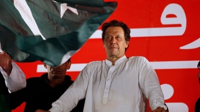 Pakistani politician Imran Khan, chief of Pakistan Tehreek-e-Insaf party. (AP/File) Pakistani politician Imran Khan, chief of Pakistan Tehreek-e-Insaf party. (AP/File)