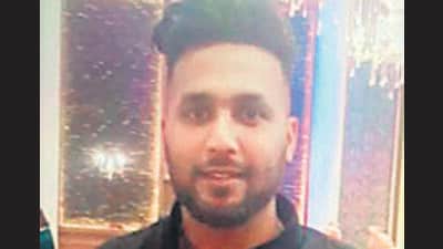 Rajan Bhatti, 30, a resident of Gurdaspur’s Mustafabad Jatta village, who was wanted by the State Special Operation Cell (SSOC), Mohali, in several cases including targeted killings and drug smuggling. (HT File) Rajan Bhatti, 30, a resident of Gurdaspur’s Mustafabad Jatta village, who was wanted by the State Special Operation Cell (SSOC), Mohali, in several cases including targeted killings and drug smuggling. (HT File)