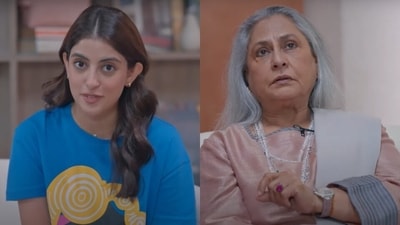 Navya Nanda and Jaya Bachchan on the second season of What The Hell Navya Navya Nanda and Jaya Bachchan on the second season of What The Hell Navya