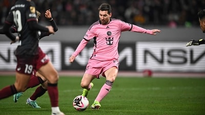 Inter Miami's Lionel Messi in action. (AFP) Inter Miami's Lionel Messi in action. (AFP)