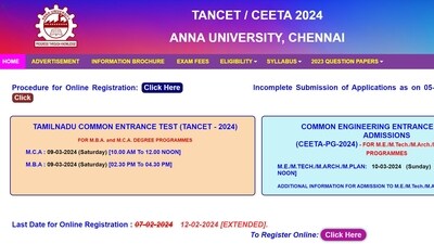 Last date for TANCET 2024 application extended, exam on March 9 Last date for TANCET 2024 application extended, exam on March 9
