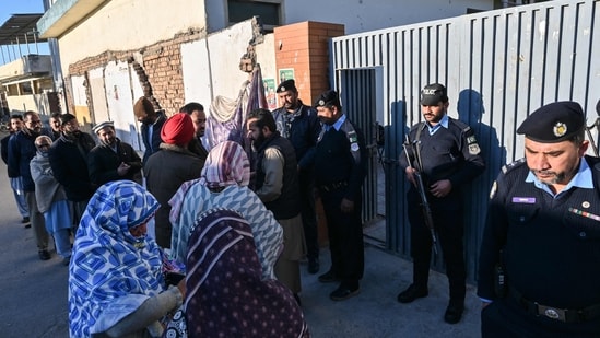 To ensure security, tens of thousands of police and paramilitary forces have been deployed at polling stations.&nbsp;(AFP)