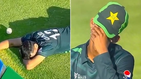 Pakistan were crestfallen. (Screengrab)