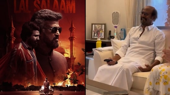 Rajinikanth reacts to daughter Aishwarya's trailer.