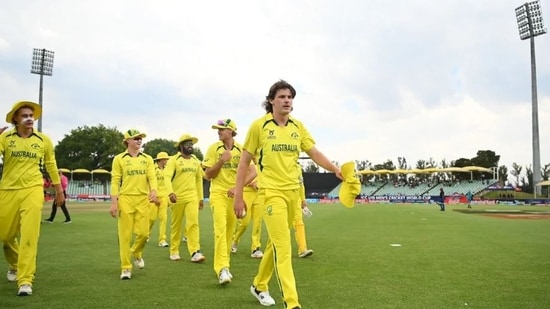 Leading Australia's attack, pacer Tom Straker bagged six for 24 against Pakistan&nbsp;(Getty Images)