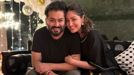 Actor Yami Gautam Dhar with husband, filmmaker Aditya Dhar