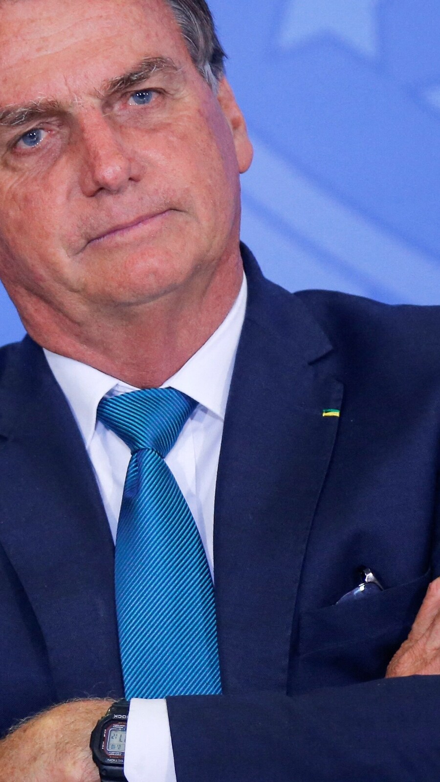 Brazil's former president Jair Bolsonaro. (Reuters)