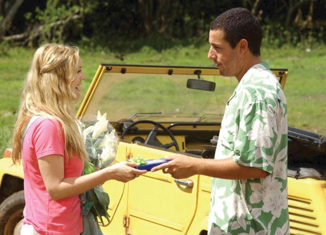 Adam Sandler plays the OG optimist in love in 50 First Dates (2004). His partner has amnesia. Adam Sandler plays the OG optimist in love in 50 First Dates (2004). His partner has amnesia.