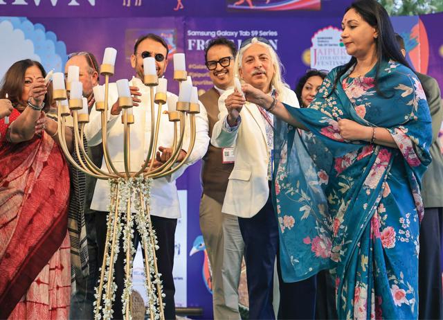 Rajasthan deputy chief minister and Jaipur princess Diya Kumari is all praise for the JLF. (HT Archives) Rajasthan deputy chief minister and Jaipur princess Diya Kumari is all praise for the JLF. (HT Archives)