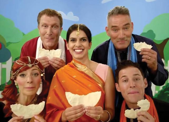 There’s a Poppadom Song which, it is alleged, promotes racial stereotyping. There’s a Poppadom Song which, it is alleged, promotes racial stereotyping.
