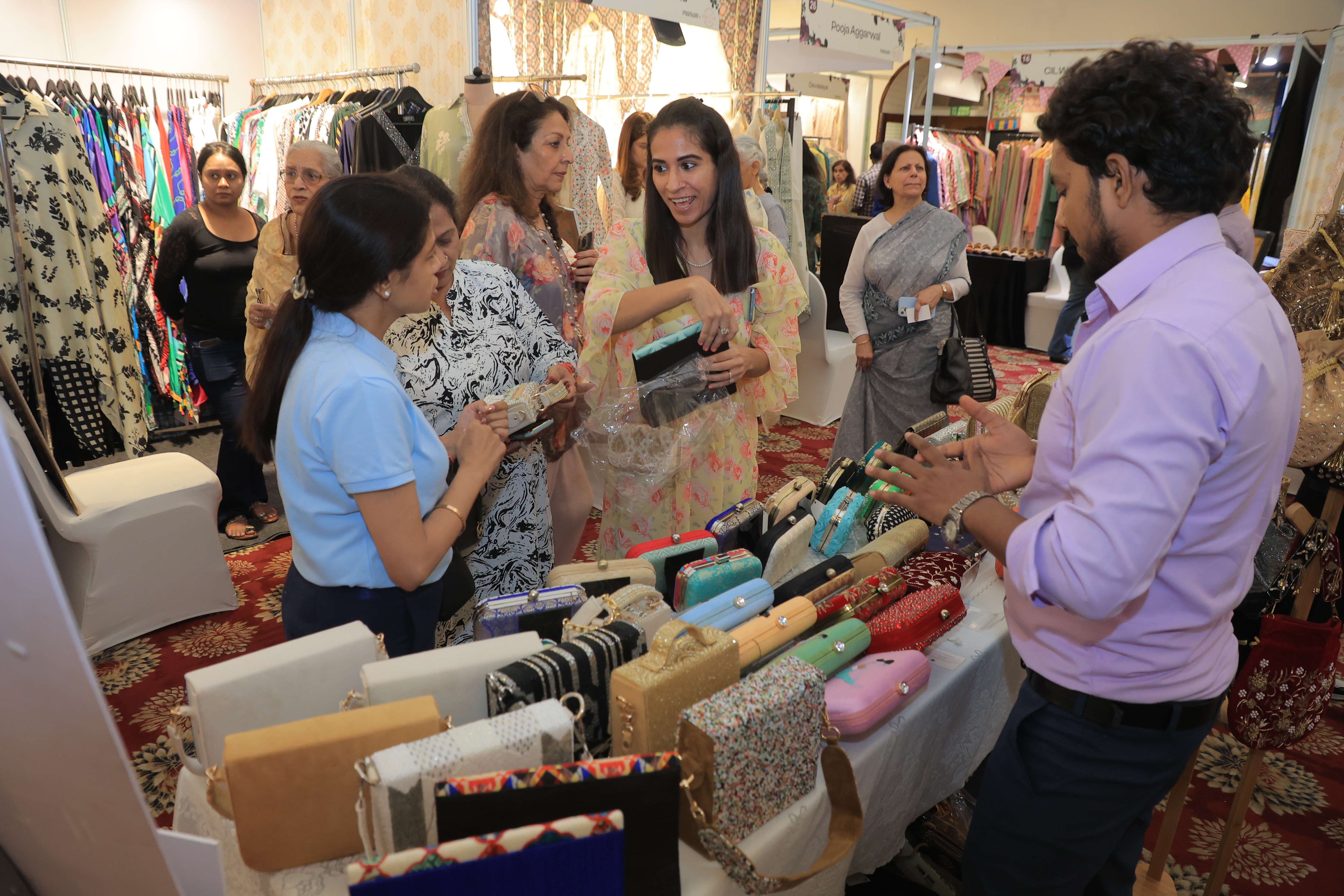 Intricate handlooms, artisanal marvels, and curated fashion statements by renowned designers and craftsperson are displayed at this exhibition.