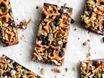 Pretzel date chocolate bar with nuts and dry fruits (Instagram)