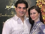 Arbaaz Khan and Giorgia Andriani in happier times
