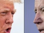 Former US president Donald Trump (left) and US President Joe Biden (AFP) Former US president Donald Trump (left) and US President Joe Biden (AFP)