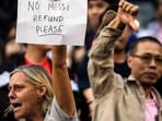 Angry fans demand refund as Lionel Messi remained on bench throughout Inter Miami's friendly against Hong Kong XI Angry fans demand refund as Lionel Messi remained on bench throughout Inter Miami's friendly against Hong Kong XI