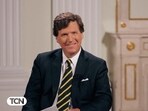 U.S. television host Tucker Carlson interviews Russian President Vladimir Putin in Moscow, Russia, February 6, 2024, in this still image taken from video released February 8, 2024. Courtesy of Tucker Carlson Network/Handout via REUTERS    