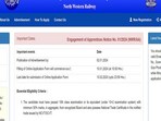 North Western Railway to end 1646 Apprentice posts registration tomorrow North Western Railway to end 1646 Apprentice posts registration tomorrow