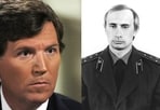 Tucker Carlson and Vladimir Putin as a KGB agent in 1980 (Source: Wiki) Tucker Carlson and Vladimir Putin as a KGB agent in 1980 (Source: Wiki)