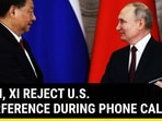 Putin, Xi Rip U.S. As They Talk Gaza & Taiwan; 'Policy Of Double Containment...' Putin, Xi Rip U.S. As They Talk Gaza & Taiwan; 'Policy Of Double Containment...'