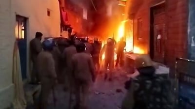 Following the unrest, the district administration suspended internet services and ordered the closure of all schools and colleges. (ANI ) Following the unrest, the district administration suspended internet services and ordered the closure of all schools and colleges. (ANI )