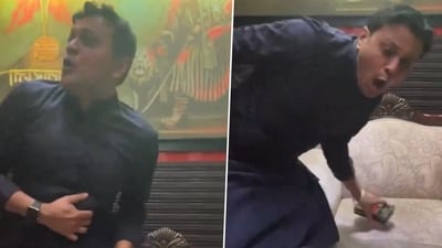 Abhishek Ghosalkar was shot in the abdomen and shoulder during a Facebook live. Abhishek Ghosalkar was shot in the abdomen and shoulder during a Facebook live.