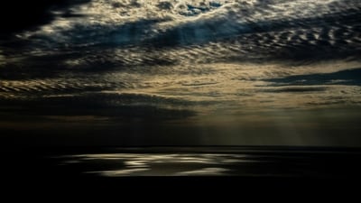 Light is reflected on part of the Aral Sea outside Muynak, Uzbekistan. (AP) Light is reflected on part of the Aral Sea outside Muynak, Uzbekistan. (AP)