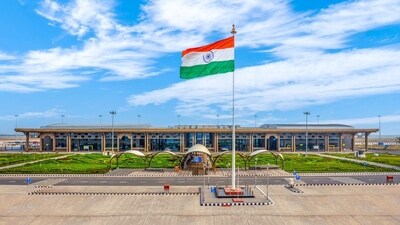 Outside view of the Surat Airport (Narendra Modi/X) Outside view of the Surat Airport (Narendra Modi/X)
