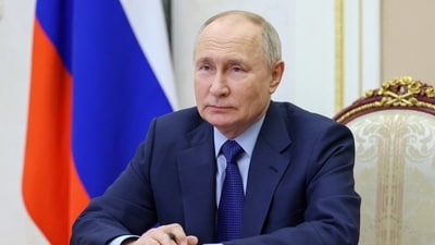 Russia's President Vladimir Putin is seen during a meeting. (AFP) Russia's President Vladimir Putin is seen during a meeting. (AFP)