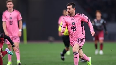 Lionel Messi in action for Inter Miami. (USA TODAY Sports via Reuters Con)